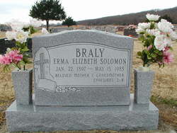 Erma Elizabeth <I>Solomon</I> Braly 