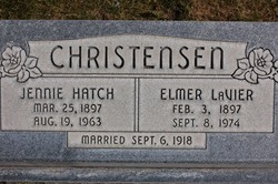Jennie Arilla <I>Hatch</I> Christensen 