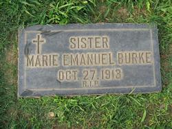 Sr Mary Emanuel Burke 