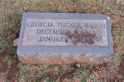 Martha Georgia <I>Tucker</I> Baugh 