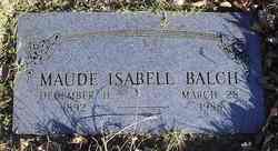 Maude Isabell <I>Morris</I> Balch 
