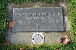 Charlotte K. <I>Dahl</I> Carr 