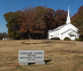 Cherokee Corner United Methodist Church Cemetery