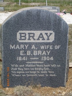 Mary Ann <I>Dodge</I> Bray 