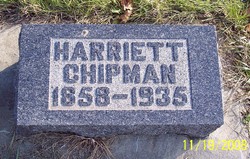 Harriett <I>Bliss</I> Chipman 
