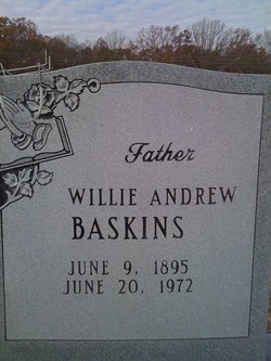 Willie Andrew Baskins 