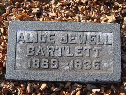 Alice <I>Jewell</I> Bartlett 