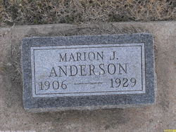 Marion John Anderson 