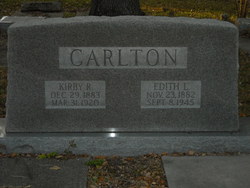 Edith L <I>Daughtrey</I> Carlton 