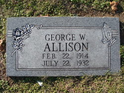 George W Allison 