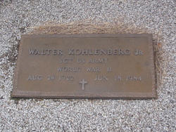 Sgt Walter Kohlenberg Jr.