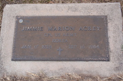 Corp Jimmie Marion Acrey 