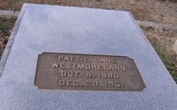 Pattie Lane Westmoreland 