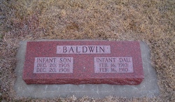 Infant Daughter Baldwin 