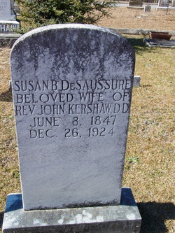 Susan B <I>DeSaussure</I> Kershaw 