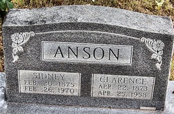 Clarence Eugene Anson 