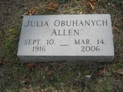 Julia <I>Obuhanych</I> Allen 