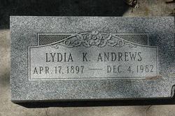 Lydia Martha <I>Kraus</I> Andrews 