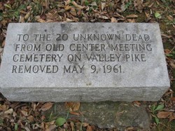20 Unknown Dead Unknown Memorial 