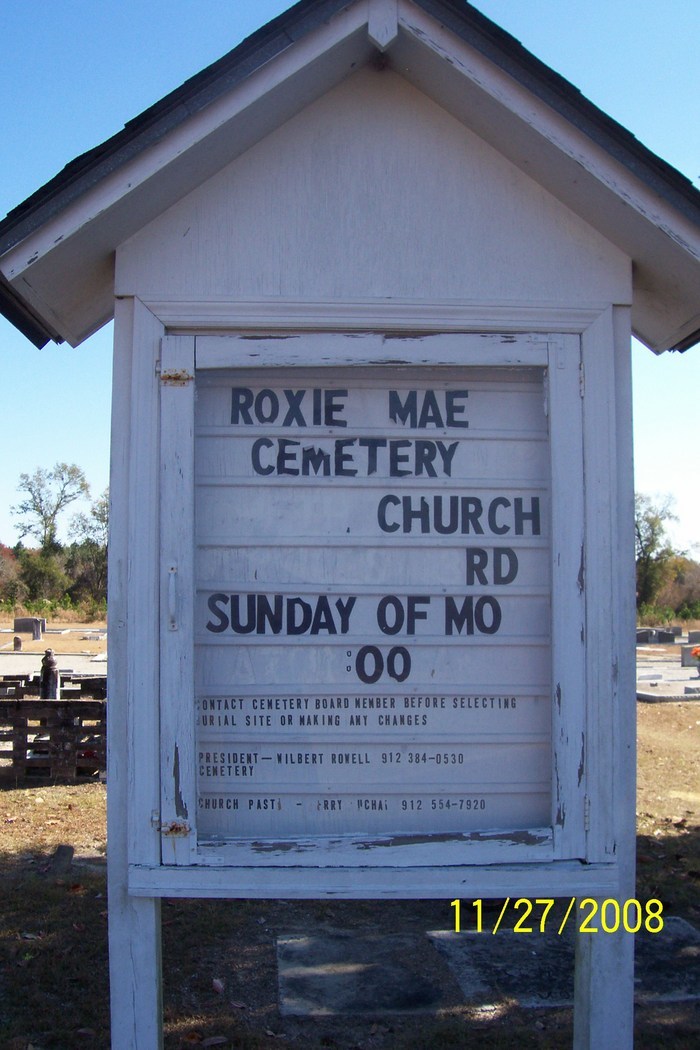 Roxie Mae Cemetery