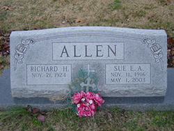 Sue Elizabeth <I>Allen</I> Allen 