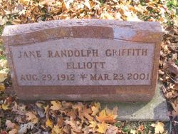 Jane (Randolph) <I>Griffith</I> Elliott 