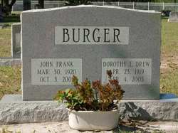 Dorothy L <I>Drew</I> Burger 