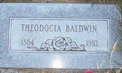 Theodocia <I>Hatch</I> Baldwin 