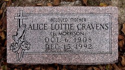 Alice Lottie <I>Morrison</I> Cravens 