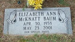 Elizabeth Ann <I>McKnatt</I> Baum 