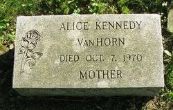 Alice <I>Kennedy</I> VanHorn 