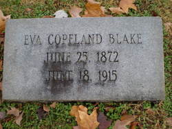 Eva “Evie” <I>Copeland</I> Blake 