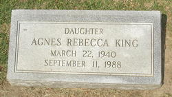 Agnes Rebecca King 