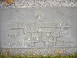 Lester Earl Alexander 