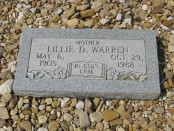 Lillie Dixie <I>Tipton</I> Warren 