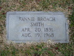 Fannie Lee <I>Broach</I> Smith 