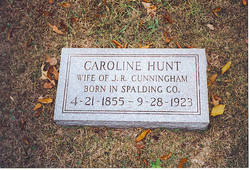 Carolyn Epsie “Carrie” <I>Hunt</I> Cunningham 