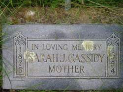 Sarah Jane <I>McCloskey</I> Cassidy 