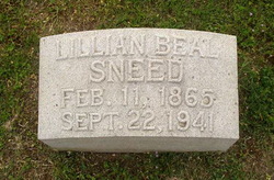 Lillian Itaska <I>Beal</I> Sneed 