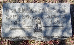 Helen <I>Pate</I> Ward 