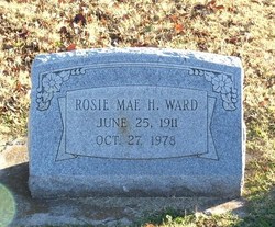 Rosie Mae <I>Ward</I> Harrelston-Eisenhour 