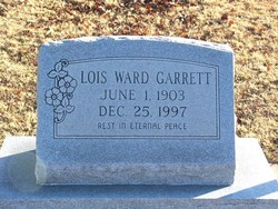 Lois Evelyn <I>Ward</I> Garrett 