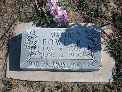 Mattie Fowler 