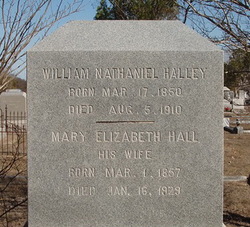 Mary Elizabeth <I>Hall</I> Halley 