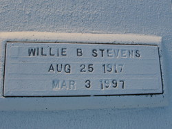 Willie B Stevens 