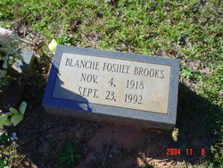 Blanche <I>Foshee</I> Brooks 