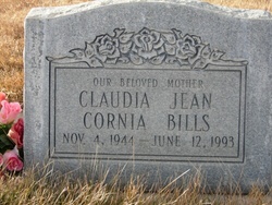 Claudia Jean <I>Cornia</I> Bills 