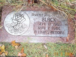 Myrtle Mae <I>Falleaf</I> Black 