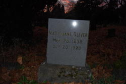 Mary Jane <I>Lower</I> Oliver 