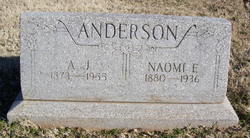 A J Anderson 